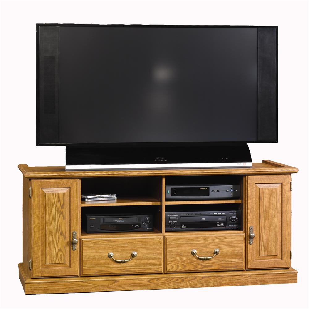 Sauder orchard shop hills entertainment credenza